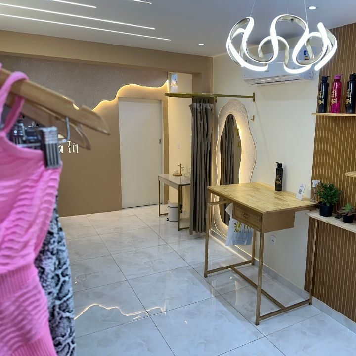 Interior da loja BK Musa Fit